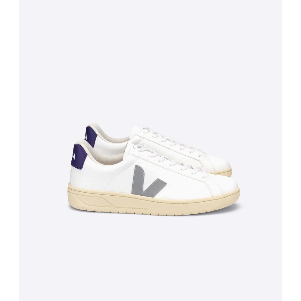 Pantofi Dama Veja URCA CWL White/Grey/Purple | RO 568JPQ